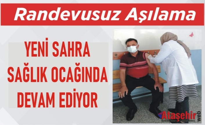 Ataşehir'de Rasevusuz Covid-19 aşısı