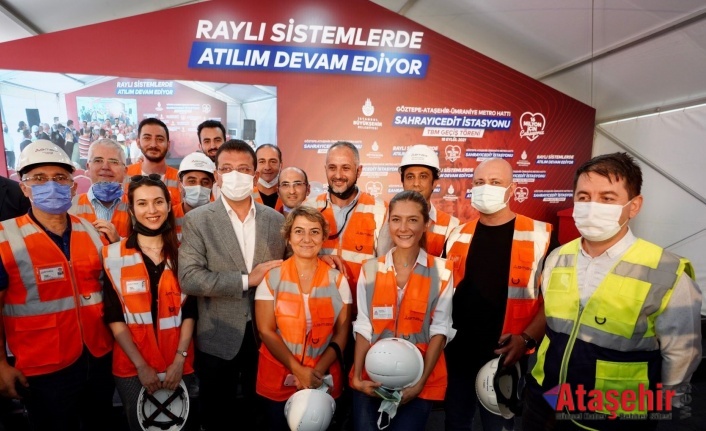 İMAMOĞLU: DÜNYANIN EN ÖNEMLİ METRO ATILIMLARINDAN BİRİNİ YAPIYORUZ