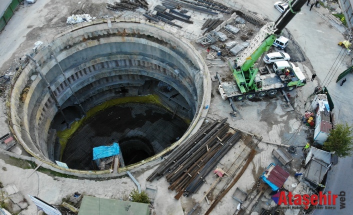 Ataşehir’de metro inşaatında kaza: 1 işçi yaralandı