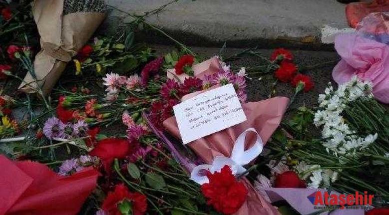 Başak Cengiz'in öldürüldüğü yerde karanfilli anma
