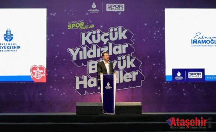 İMAMOĞLU: ÇOCUKLARIMIZIN HAYALLERİNE KATKI SUNMAMIZ ŞART