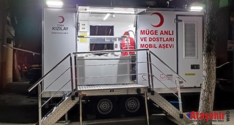 Müge Anlı ve Dostları Mobil Aşevi Ataşehirlilerin hizmetinde