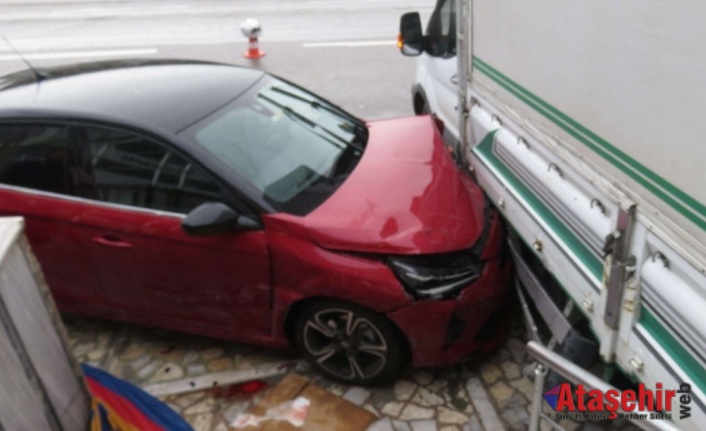 Ataşehir’de kadın sürücü dehşet saçtı