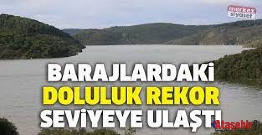 BARAJLARDAKİ DOLULUK REKOR SEVİYELERE ULAŞTI