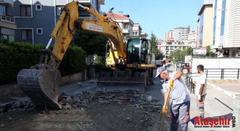 Ataşehir'de yol bakım ve onarım çalışmaları aralıksız sürüyor