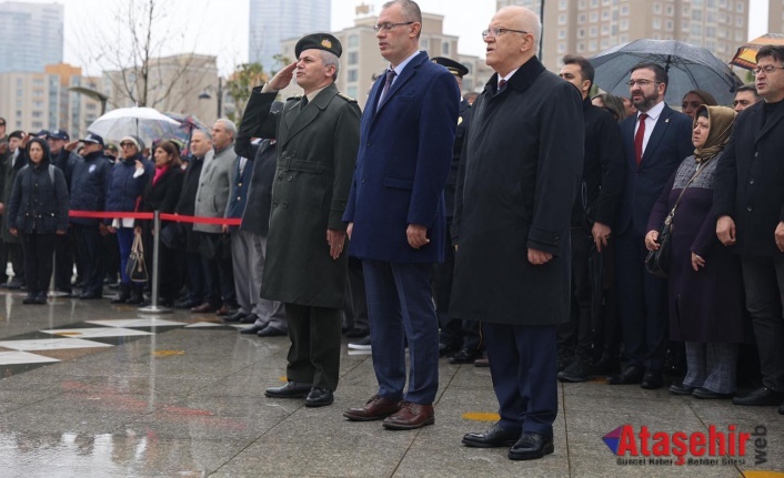 ATAŞEHİR’DE ÇANAKKALE ZAFERİ VE ŞEHİTLERİ TÖRENLE ANILDI