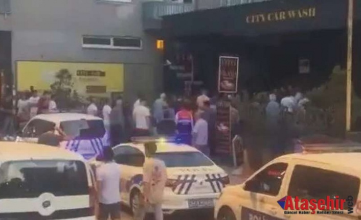 Ataşehir'de Oto yıkamacıda "bagaj kapağını sert kapattın" kavgası!