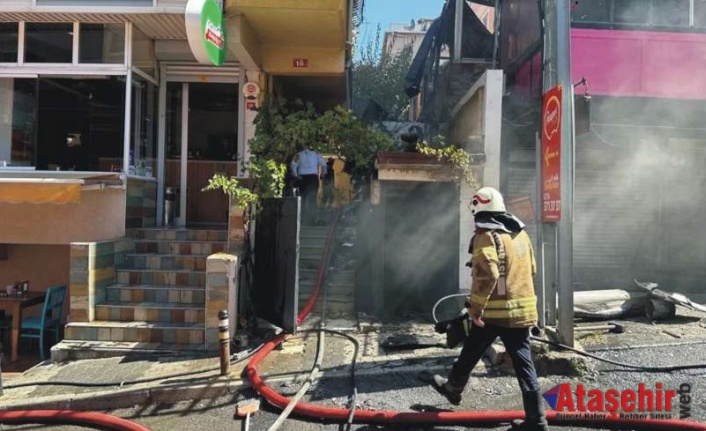 Ataşehir'de restoran yangını