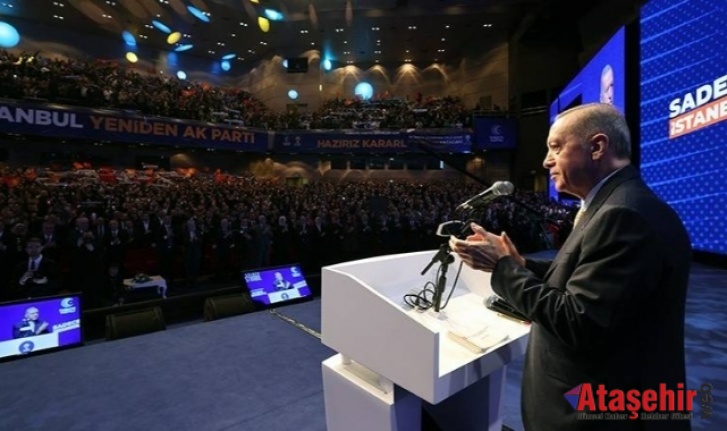 AK Parti İstanbul ilçe belediye başkan adaylarını, Cumhurbaşkanı Erdoğan açıkladı