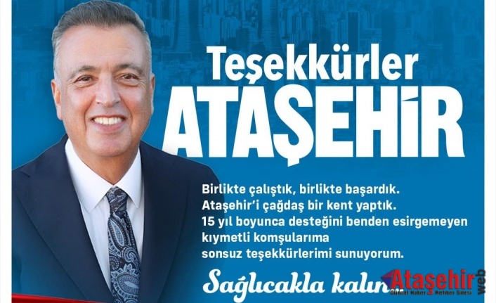 Battal İlgezdi; Teşekkürler Ataşehir