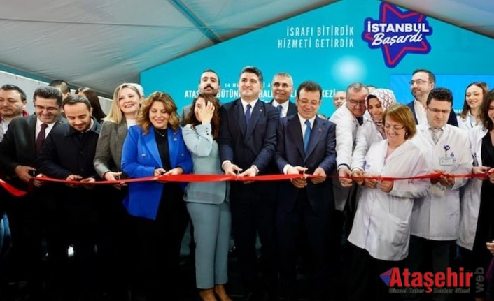 Ataşehir Bütünleşik Halk Sağlığı Merkezi Açıldı