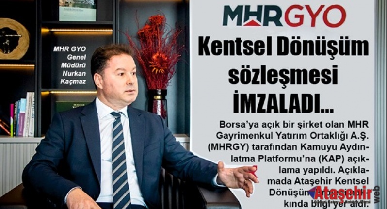 MHR Gayrimenkul Ataşehir Kentsel Dönüşüm Projesi