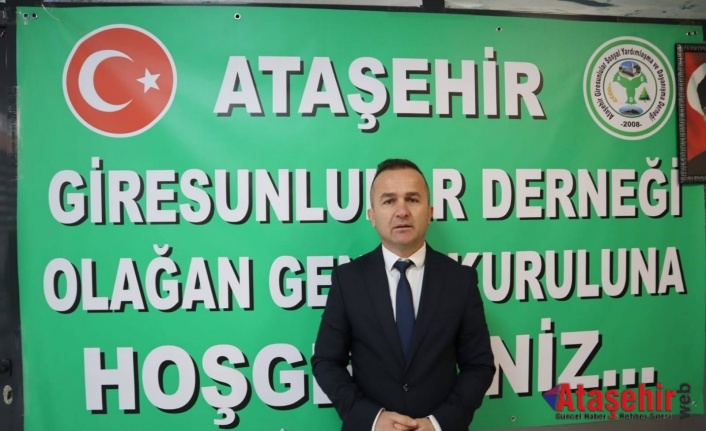 ATAŞEHİR GİRESUNLULAR DERNEĞİNDE FATİH YELEKOĞLU DÖNEMİ