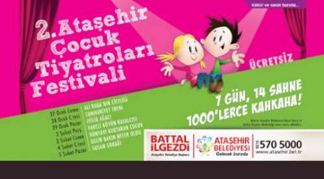 2. Ataşehir Çocuk Tiyatroları Festivali Başlıyor!