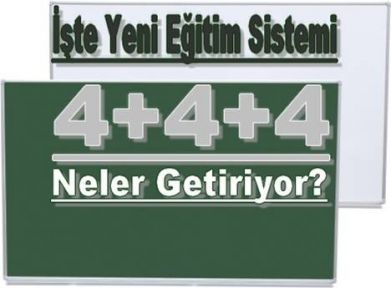  4+4+4 KADEMELİ EĞİTİM SİSTEMİ PANELİ