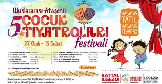 Ataşehir Çocuk Tiyatroları Festivali başlıyor