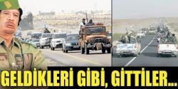 Geldikleri gibi... Gittiler! Libya'da şehirler her gün el değiştirmeye başladı 