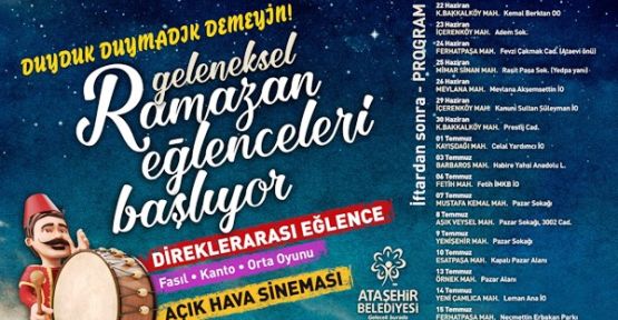 Ataşehir dolu dolu bir Ramazan geçiriyor