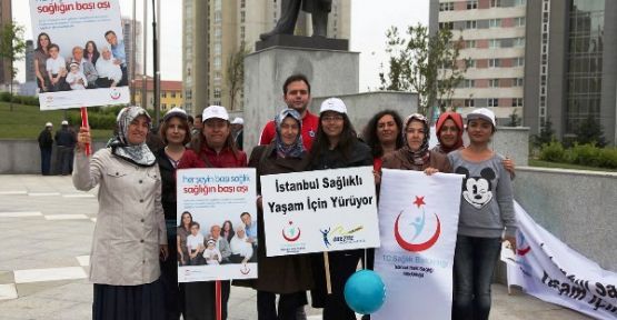 Ataşehir’de Sağlıklı Yaşam Yürüyüşü