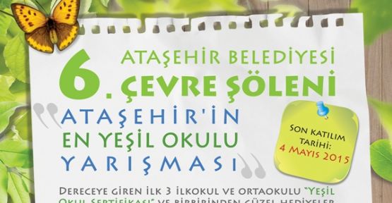 Ataşehir’in En Yeşil Okulu seçiliyor