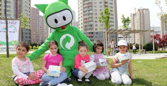 Ataşehirli çocuklar çevre için kumbara yaptı