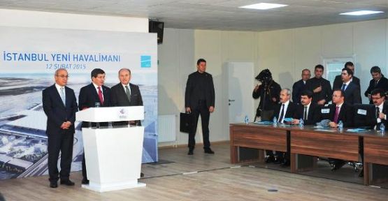 Başbakan Davutoğlu 3. Havalimanı İnşaatını İnceledi