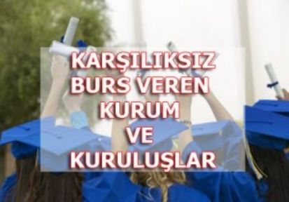 BURS VEREN KURUM, KURULUŞ VE  ŞAHISLAR