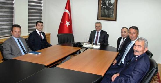 Çankırı Valisi Vahdettin Özcan’a Belediye Başkanlarından Nezaket Ziyareti
