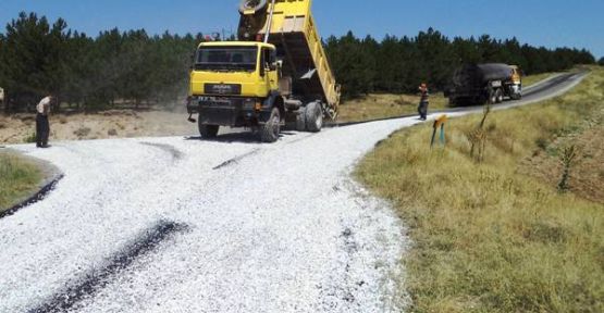 Çankırı'da Asfalt Çalışmaları 