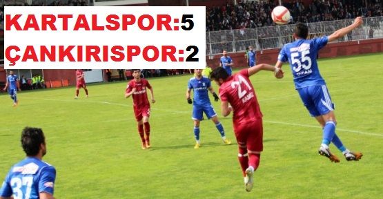Çankırıspor 2. Ligdeki Son Maçında Kartalspor’a 5 – 2 yenildi