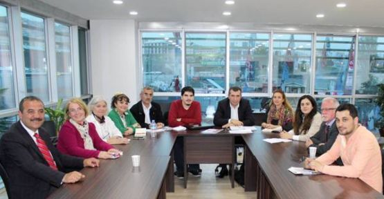 CHP İlçe basın temsilcileri Birinci Bölgede toplandı
