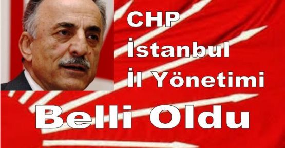CHP İstanbul İl Yönetimi Belli Oldu