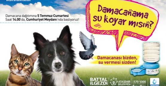 “Damacanası bizden, su vermesi sizden” 