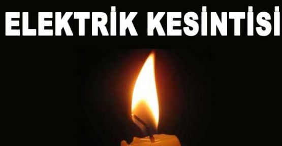  Elektrik Kesintisi