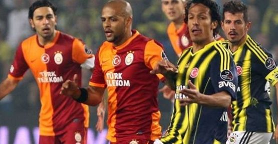 Galatasaray , Fenerbahçe'de 11'ler belli oldu