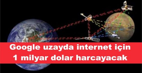 Google uzayda internet için 1 milyar dolar harcayacak