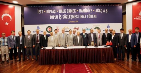 İBB’de 7 bin 200 çalışanı ile  toplu sözleşme imzalandı