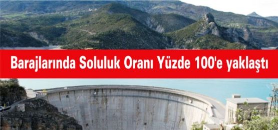 İstanbul barajlarında doluluk oranı yüzde 100'e yaklaştı
