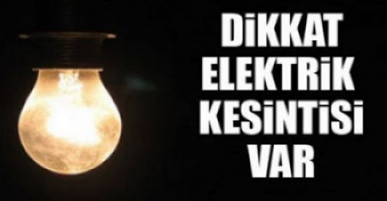 İstanbul'un bu ilçelerine elektrik kesintisi yapılacaktır