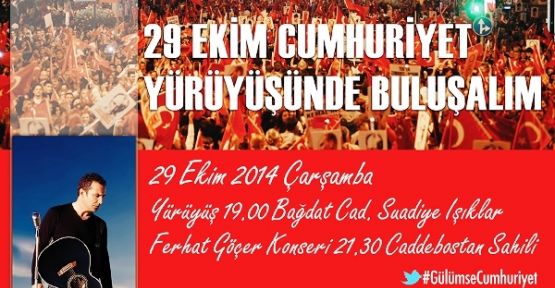 Kadıköy'de Cumhuriyet Coşkusu