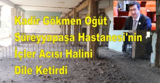 Kadir Gökmen Öğüt, Süreyyapaşa Hastanesi'nin İçler Acısı Halini Dile Ketirdi