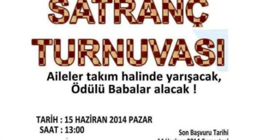 Kent Çarşı'da Satranç Turnuvası