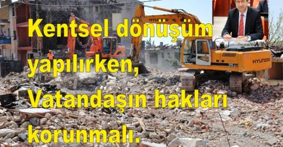  KENTSEL DÖNÜŞÜM MAĞDURİYETLERİ TBMM’YE TAŞIDI