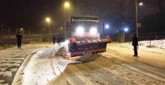 Maltepe’de kar seferberliği