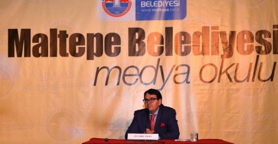Maltepe'de Medya Okulu Emre Tilev'i ağırladı
