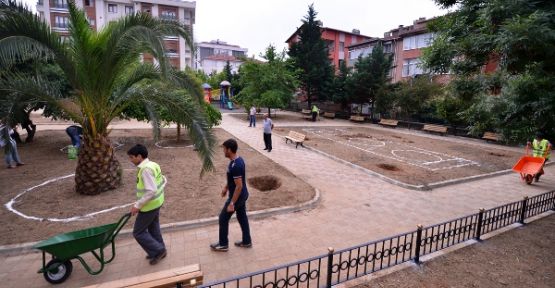 Maltepe’de parklar yaza hazır