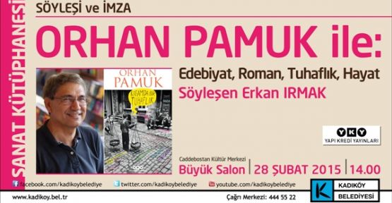 ORHAN PAMUK KADIKÖY'DE