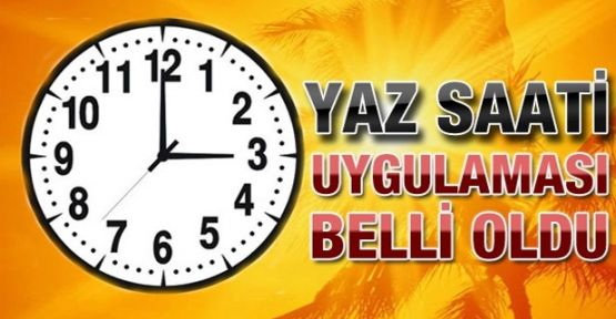 Saatler ne zaman ileri alınıyor?