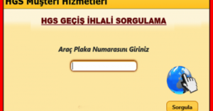 HGS Geçiş İhlali Cezası Sorgulama