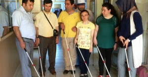 Çankırı'da Görme engelliler Hareket Kursu Açıldı